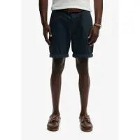 Superdry &amp; Co Premium Regular Chino Shorts Blauw Grootte: 38