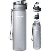 AQUAPHOR filterfles + 1 waterfilterpatroon 0,8 L grijs