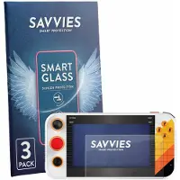 Savvies 3 Stuks Screenprotector - geschikt voor My Arcade Atari Gamestation Go Portable - beschermfolie glas transparant