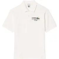 Lacoste Volwassen Unisex Roland Garros Editie Badstof Tennis Poloshirt (Crème)