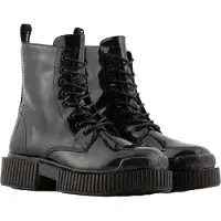 Armani Exchange Dames/Dames Flatform Combat Boots (Zwart)