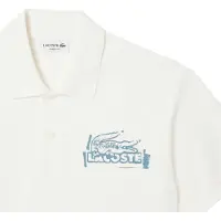 Lacoste Heren L.12.12 Organic Katoenen Poloshirt met Korte Mouwen (Crème)