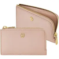 HUGO BOSS kaarthouder Signature Lady Card Holder Nude beige