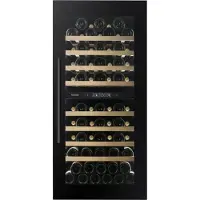 Dunavox DVS-70.185DB wijnkoelkast inbouwkoelkast, nis hoogte 122,5 cm, zuinig energieklasse F