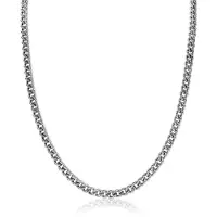 Zinzi zilveren gourmet collier 4,5mm breed 45cm ZIC1414