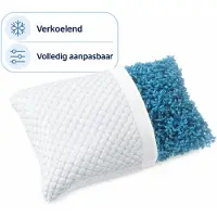 Decoware Verkoelend Hoofdkussen 50x70 cm – Verstelbaar Memory Foam Kussen – Pillow - Verkoelend – Geschikt voor Alle Slaapposities – Ergonomische Nekondersteuning