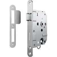 GPF Insteekslot - RVS geborsteld - - GPF0100.09 Cilinderslot PC55 RVS Geborsteld
