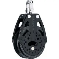 Harken Carbo Ratchet Block Pulley 57 Mm Zwart