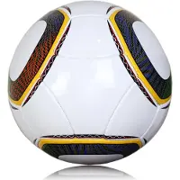 VHV - Voetbal Maat 5 - Witte Trainingsbal - PU Matchbal voor Tuin, Park en Strand
