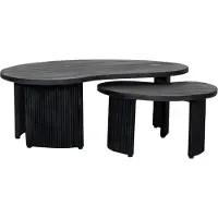 Label51 - Salontafel Timon - Zwart - 58x100x40cm