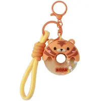 Itotal Sleutelhanger Donuts Tijger Keychain Donuts TIGER Plastic and Metal 5.0x5.2x1.8cm