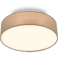 Briloner Plafondlamp Duck, crème / amber, Woon-/ Eetkamer, Textiel / Stof / Zijde, Scandinavisch, plafondlamp
