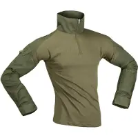 Invadergear Combat T-shirt Met Lange Mouwen Bruin XL