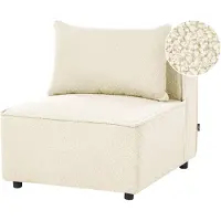 Beliani AXEBO - Zitmodule - Off-white - Bouclé