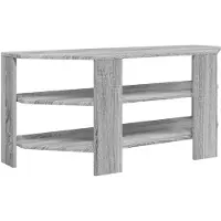 vidaXL HoekTVKabinet 102x40,5x45cm Grijs Sonoma Bewerkt hout