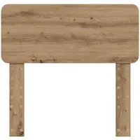vidaXL Hoofdbord Artisan Eiken Bewerkt hout