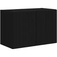 vidaXL TV Wandkast 59,5 x 31 x 40 cm Zwart Bewerkt hout