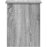 vidaXL Opbergkist met opslag Grijs Sonoma 40 x 40 x 50 cm Bewerkt hout