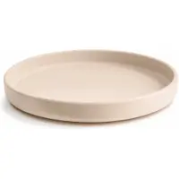 Mushie - Classic Silicone Plate - Shifting Sand - 18.5 x 18.5 x 2.3 cm