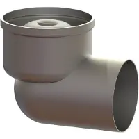 Kessel -basislichaam Ferrofix - Sys 125, DN 100, uitloop zijdelings, 54420