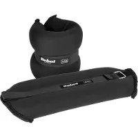 Rebel Active Serie - Gewichtsmanschetten - 2x4kg - Neopreen en Nylon - Zwart