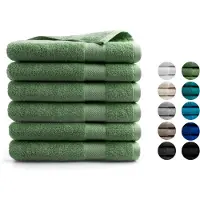 DoubleDry Xl handdoeken 70 x 140 set van 6 hotel kwaliteit 500 g/m2 6x
