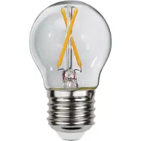 Star Trading Kogellamp - E27 - 2.3W - Koel Wit - 4000K - Filament - Helder