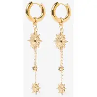 Sissy-Boy Gold plated oorbellen met zonnetjes