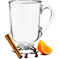 Galicja Allo Serie - Theeglas - 300 ml - Ergonomisch Handvat - Transparant
