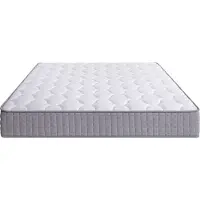 HAUSS SPOLE Pocketvering Matras 120x200 cm - 7 Zones Ergonomische Ondersteuning H3 - Zeer Goede Ventilatie - Met Matras - Wit