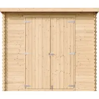 Timbela M310C1 - Houten Tuinhuis - 2,63 m² - 142x239xH200 cm - zonder vloer