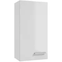 Deftrans Marlena witte hoogglans wandkast voor de badkamer 60x30 cm