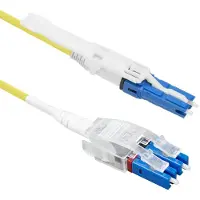 ACT RL1107 Glasvezel Patchkabel | Singlemode 9/125 OS2 Polarity Twist uniboot duplex | CS - LC connectoren | 7 meter