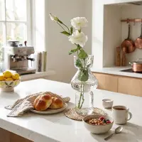 HD Collection Vaas helder glas – Perfect voor bloemen & takken – Rond & modern