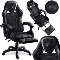 Sofotel Specter Serie - Gaming Stoel - Verstelbare Rugleuning - Uitklapbare Voetensteun - Modern Ontwerp
