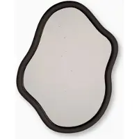 House Vitamin Mirror organic mdf black 30x40cm