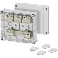 Hensel 60000765 Verdeeldoos Halogeenvrij, Verzegelbaar (l x b) 139 mm x 119 mm 1 stuk(s)