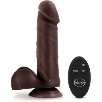 Dr Skin Dr. Skin- Dildo Met Afstandsbediening - Invoerdiepte 16 cm - Chocolate