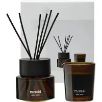 Meraki geschenkset geurstokjes en geurkaars Silent Amber
