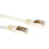 ACT IB7220 F/UTP CAT5E Patchkabel | RJ45 connectoren | Ivoor | 20 meter