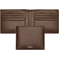 HUGO BOSS Leren Kaarthoes Classic Smooth Card Case Brown Bruine
