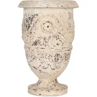 Clayre & Eef Keramiek Bloempot voor Binnen – Rustieke Pot – Ø 24 cm – Keramiek