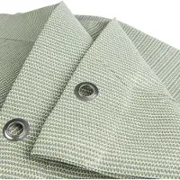 Shadow Comfort Harmonica schaduwdoek 290x300cm Moonstone Green - Exclusief Bevestigingsmateriaal