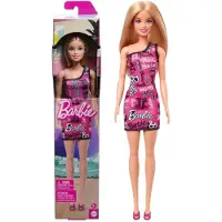 Barbie Fashion Pop 32 cm - Roze Jurk met Logo