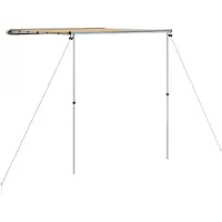 vidaXL Luifel voor camper en caravan 1,8x2x2,15 m beige