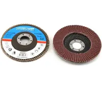Tooltech Lamellenschijf 115 mm K60 – Aluminium Oxide Schuurschijf voor Haakse Slijper –