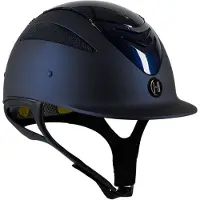 OneK Defender Pro Mat Glitter Chrome Ruiterhelm - Marineblauw, Behuizing 1