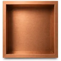 EAVY - Inbouwnis Badkamer Koper - 30×30×10 cm - RVS