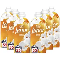 Sadvit Wasverzachter Amber & Orchidee - Multipack - 330 (6x55) Wasbeurten - 6.930l (6x1155ml)