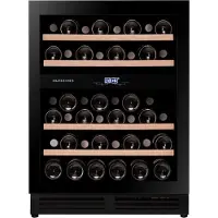 Dunavox DAUF-45.125DMB.TO wijnkoelkast onderbouwkoelkast, nis hoogte 82 cm., zuinig energieklasse F